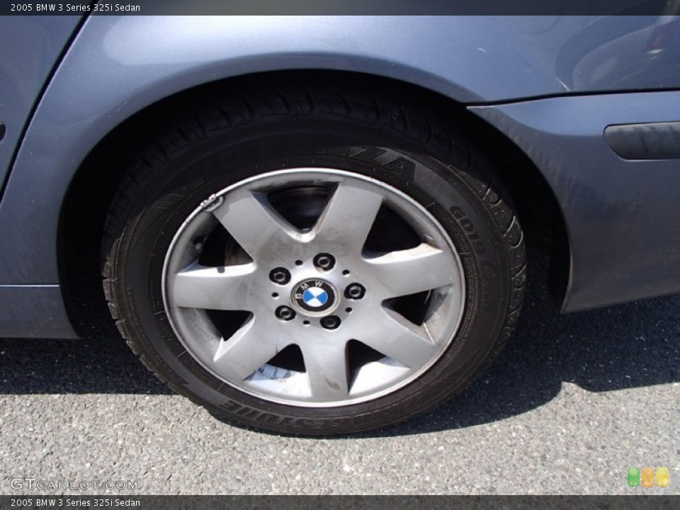 2005 BMW 3 Series 325i Sedan Wheel and Tire Photo #82698899