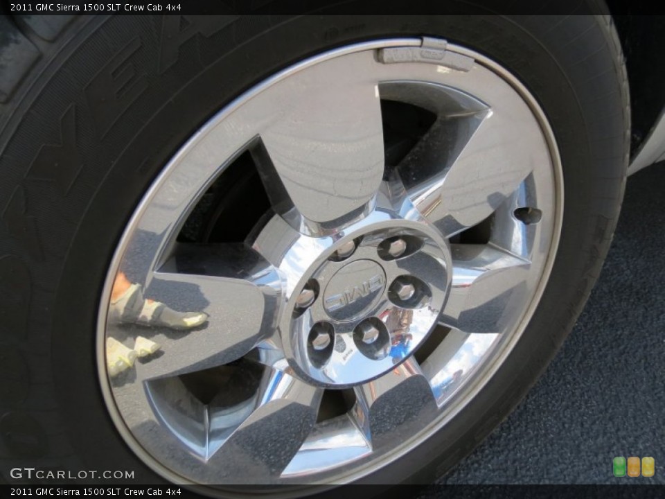 2011 GMC Sierra 1500 SLT Crew Cab 4x4 Wheel and Tire Photo #82703572