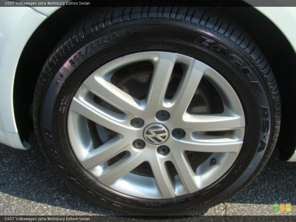 2007 Volkswagen Jetta Wolfsburg Edition Sedan Wheel and Tire Photo #82704981