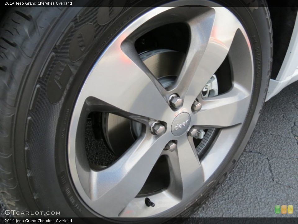 2014 Jeep Grand Cherokee Overland Wheel and Tire Photo #82705210