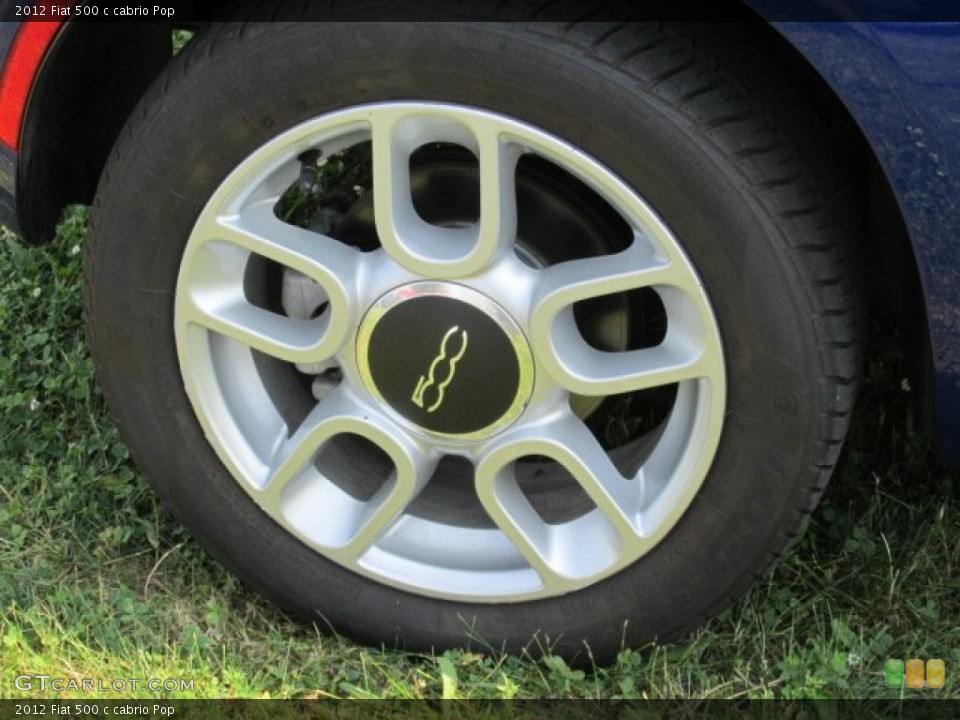 2012 Fiat 500 c cabrio Pop Wheel and Tire Photo #82706867