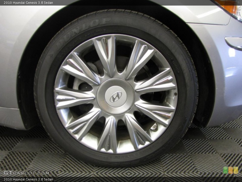 2010 Hyundai Genesis 3.8 Sedan Wheel and Tire Photo #82707418