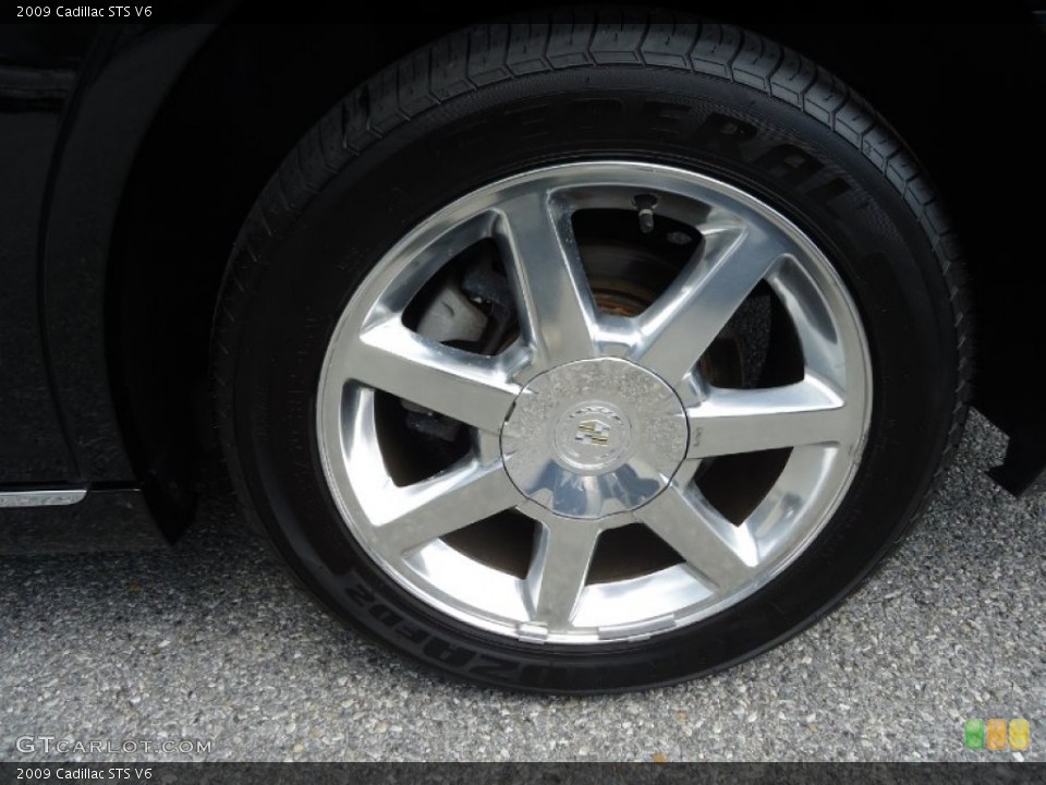 2009 Cadillac STS V6 Wheel and Tire Photo #82709770