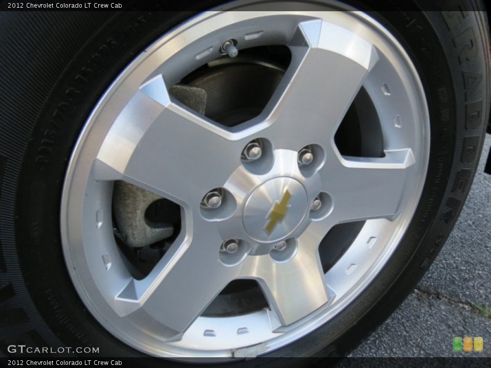 2012 Chevrolet Colorado LT Crew Cab Wheel and Tire Photo #82710143