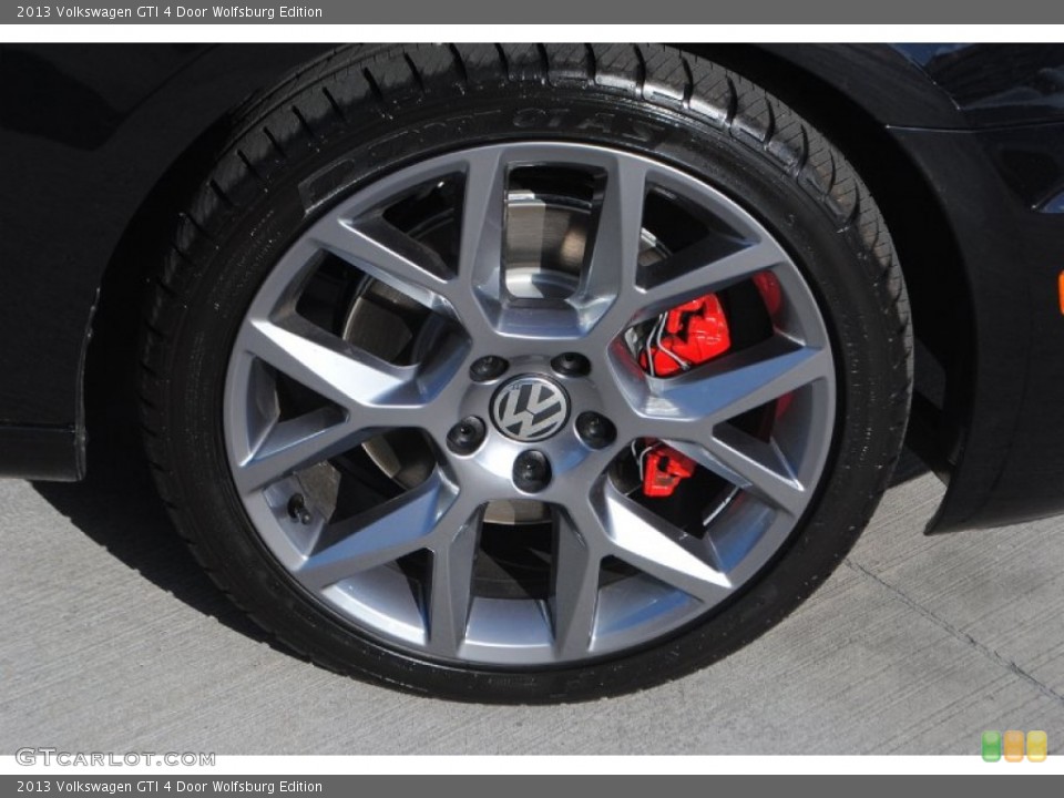 2013 Volkswagen GTI 4 Door Wolfsburg Edition Wheel and Tire Photo #82719537