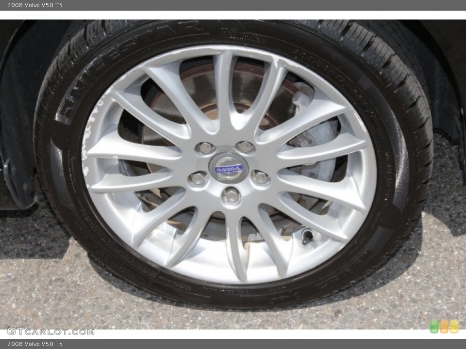 2008 Volvo V50 T5 Wheel and Tire Photo #82722742