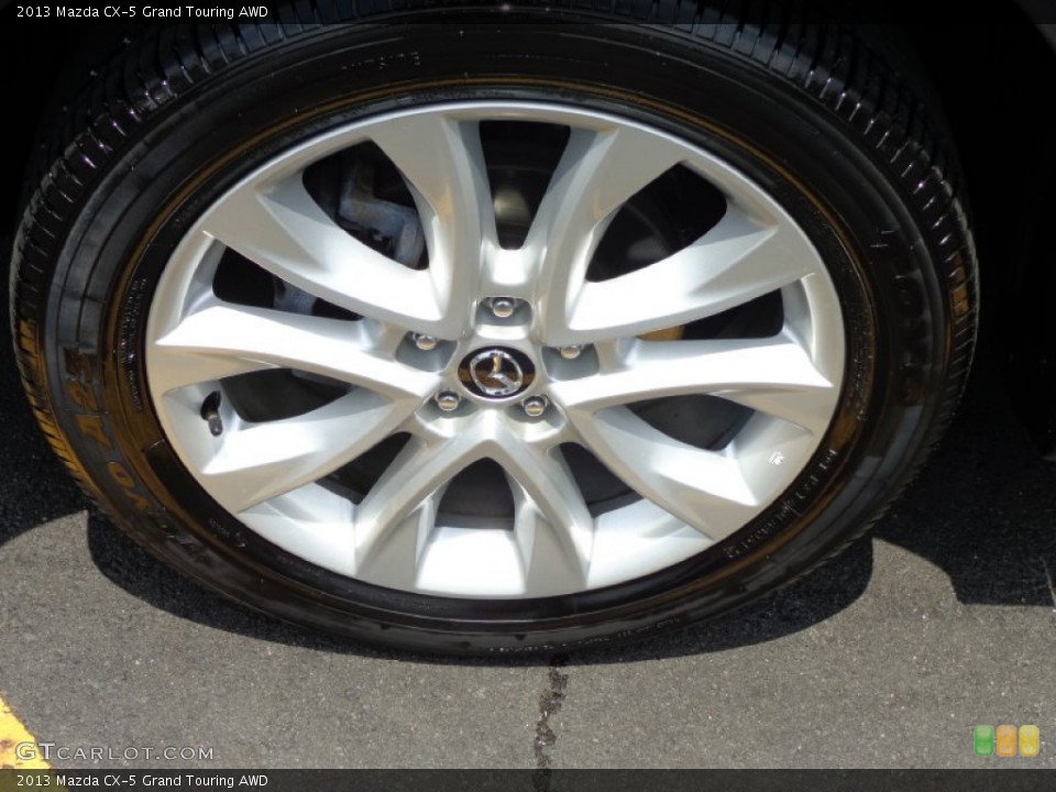 2013 Mazda CX-5 Grand Touring AWD Wheel and Tire Photo #82729360