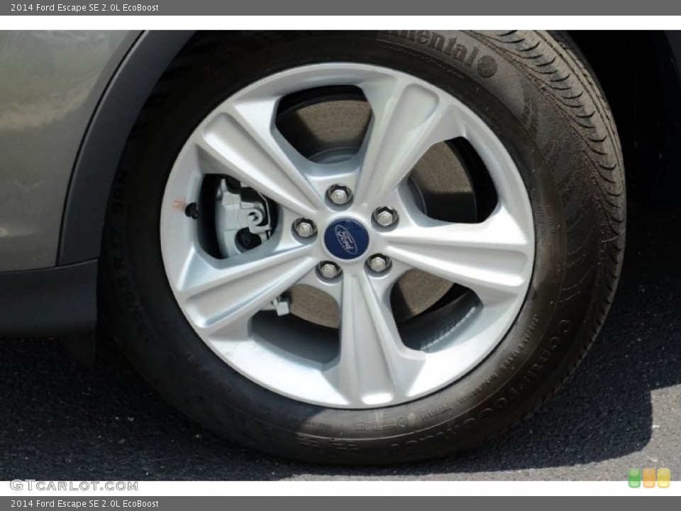 2014 Ford Escape SE 2.0L EcoBoost Wheel and Tire Photo #82732785