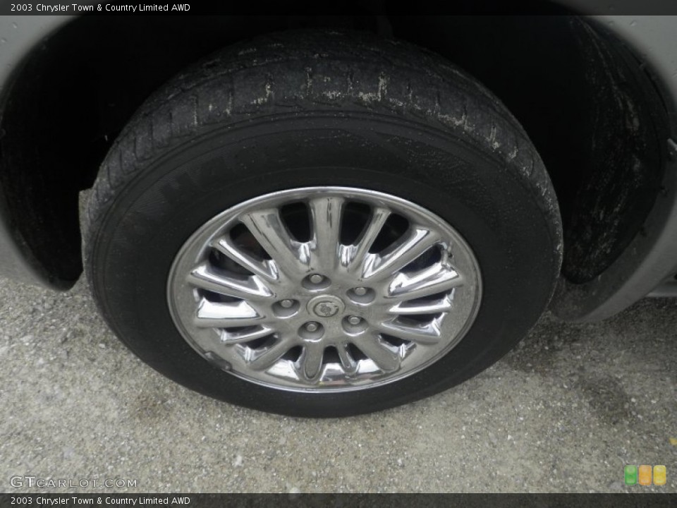 2003 Chrysler Town & Country Limited AWD Wheel and Tire Photo #82746499