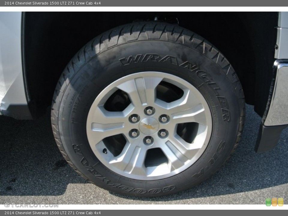 2014 Chevrolet Silverado 1500 LTZ Z71 Crew Cab 4x4 Wheel and Tire Photo #82761706