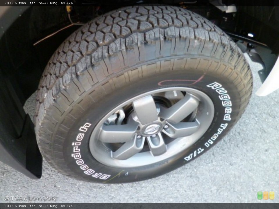2013 Nissan Titan Pro-4X King Cab 4x4 Wheel and Tire Photo #82766628