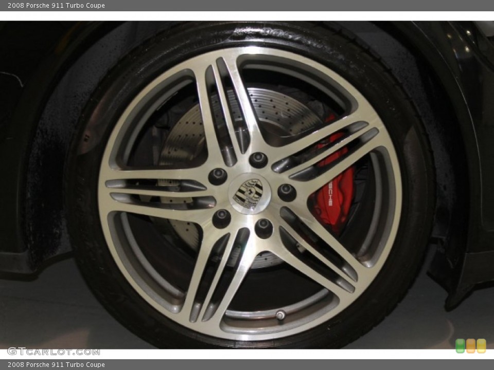 2008 Porsche 911 Turbo Coupe Wheel and Tire Photo #82771593