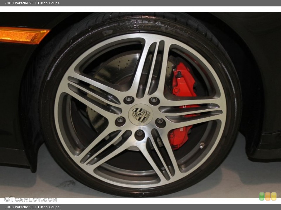 2008 Porsche 911 Turbo Coupe Wheel and Tire Photo #82771692