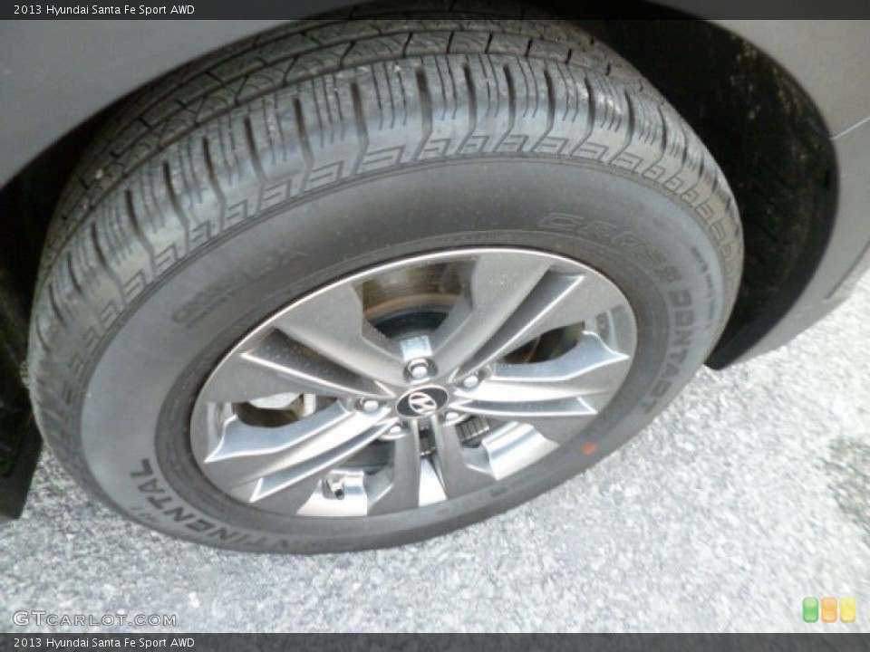 2013 Hyundai Santa Fe Sport AWD Wheel and Tire Photo #82777347