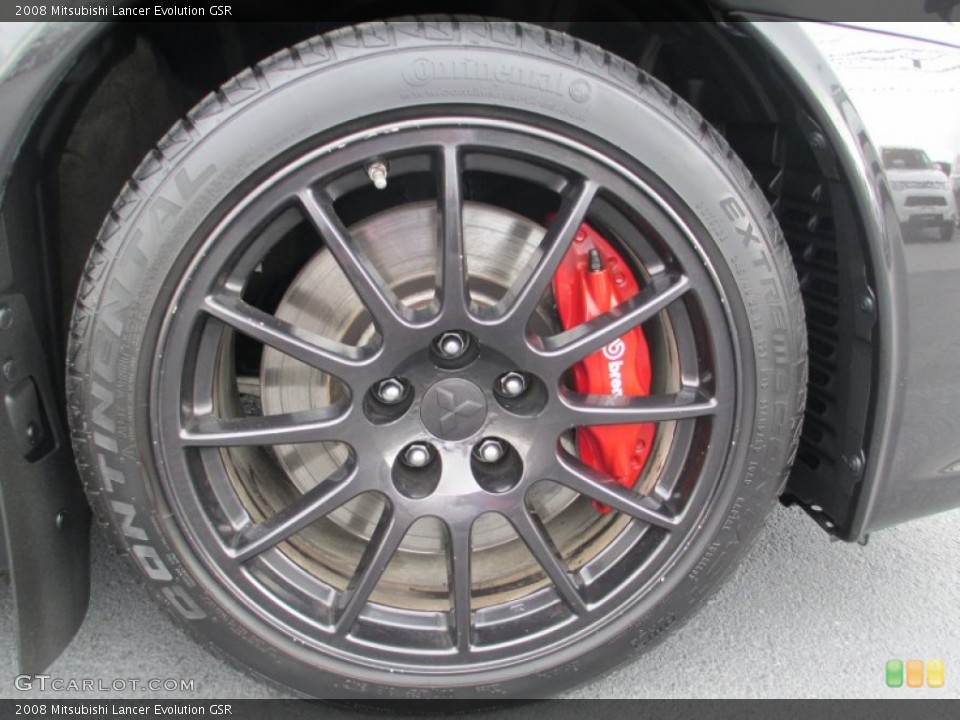 2008 Mitsubishi Lancer Evolution GSR Wheel and Tire Photo #82777557