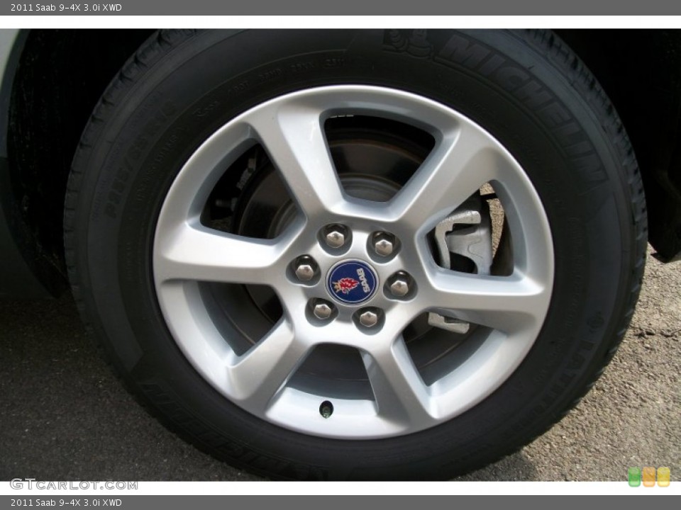 2011 Saab 9-4X 3.0i XWD Wheel and Tire Photo #82780110