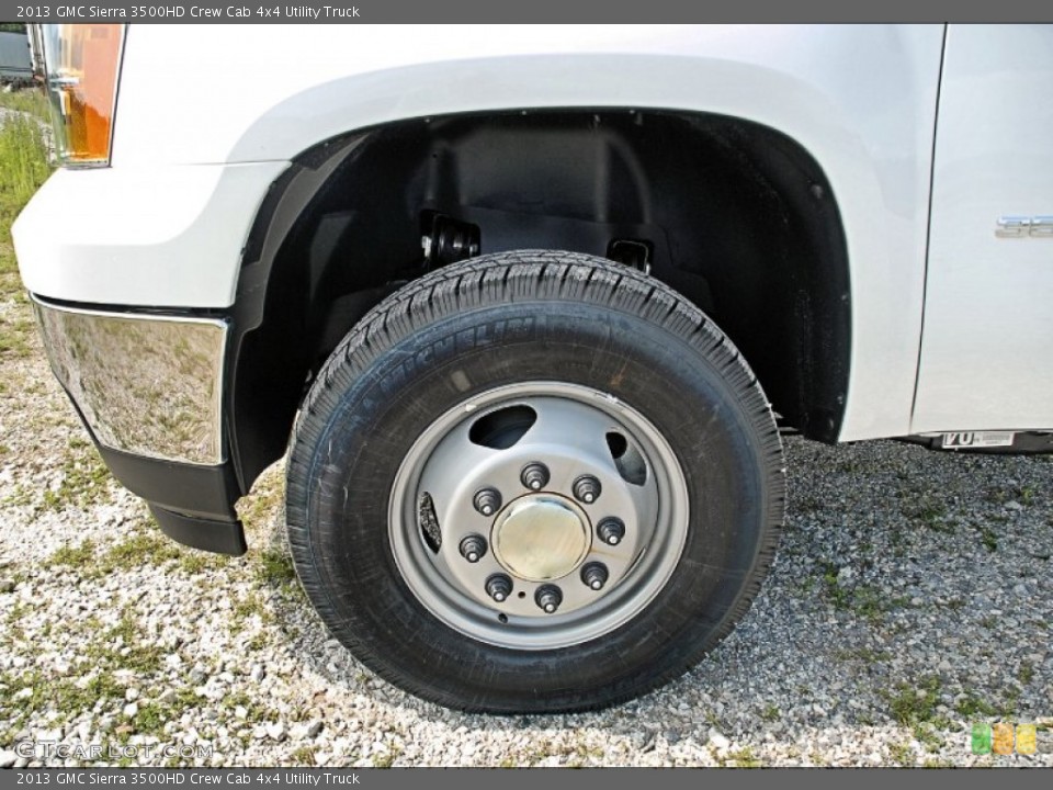 2013 GMC Sierra 3500HD Crew Cab 4x4 Utility Truck Wheel and Tire Photo #82780828