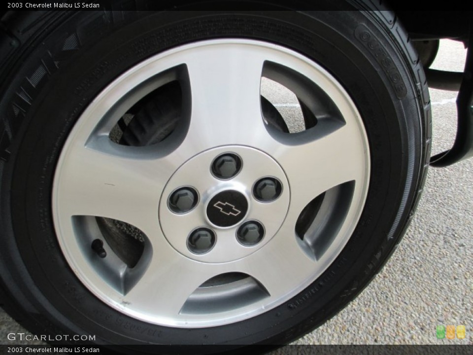 2003 Chevrolet Malibu LS Sedan Wheel and Tire Photo #82781363