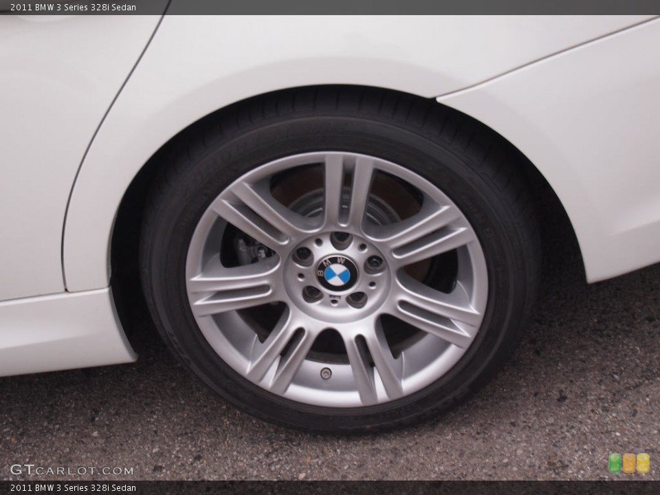 2011 BMW 3 Series 328i Sedan Wheel and Tire Photo #82781970