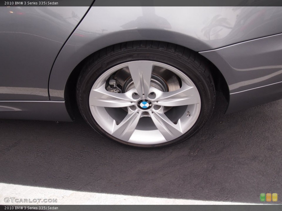 2010 BMW 3 Series 335i Sedan Wheel and Tire Photo #82782441