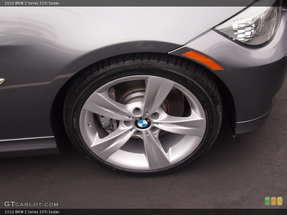 2010 BMW 3 Series 335i Sedan Wheel and Tire Photo #82782472