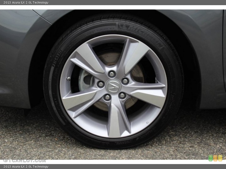 2013 Acura ILX 2.0L Technology Wheel and Tire Photo #82782679