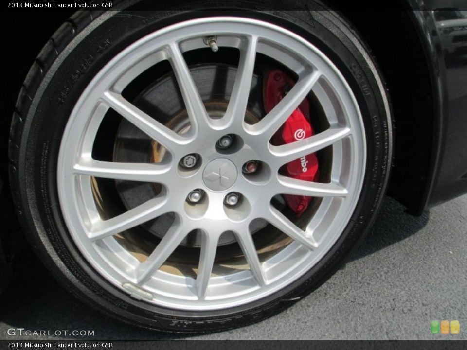 2013 Mitsubishi Lancer Evolution GSR Wheel and Tire Photo #82782838