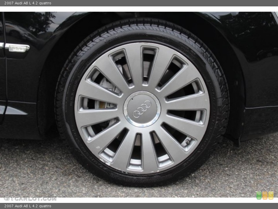 2007 Audi A8 L 4.2 quattro Wheel and Tire Photo #82783579
