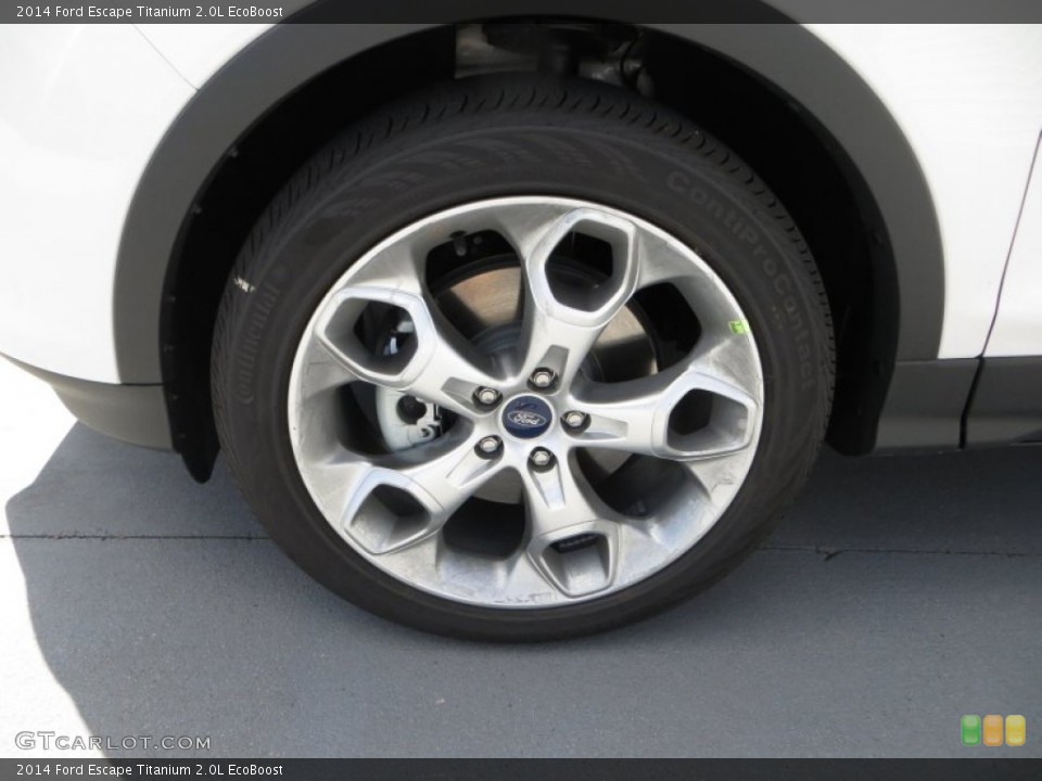 2014 Ford Escape Titanium 2.0L EcoBoost Wheel and Tire Photo #82786534