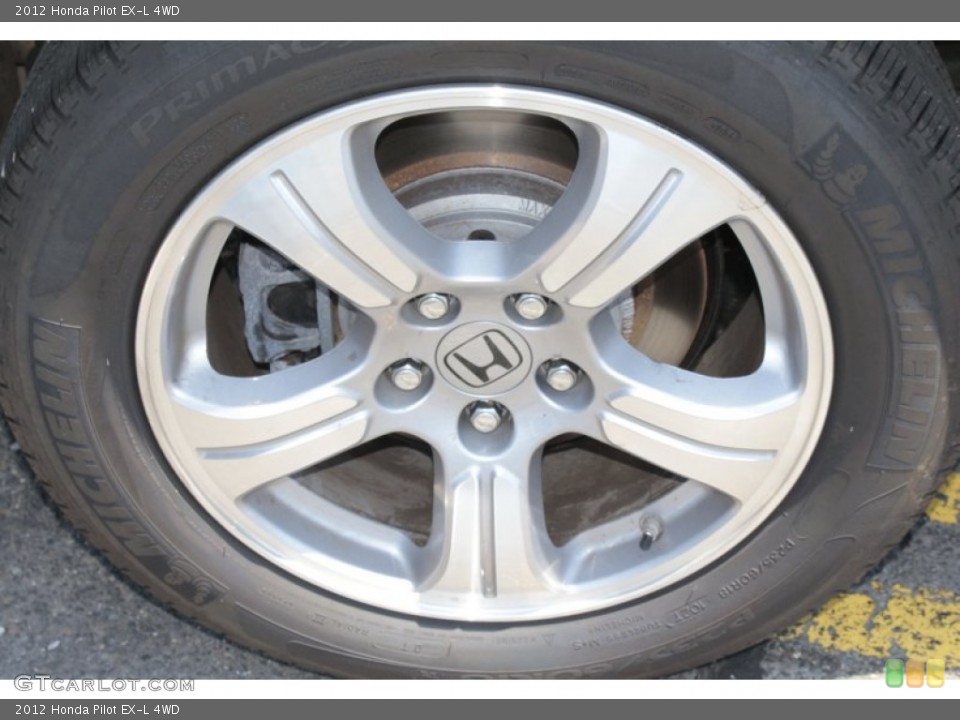 2012 Honda Pilot EX-L 4WD Wheel and Tire Photo #82813750