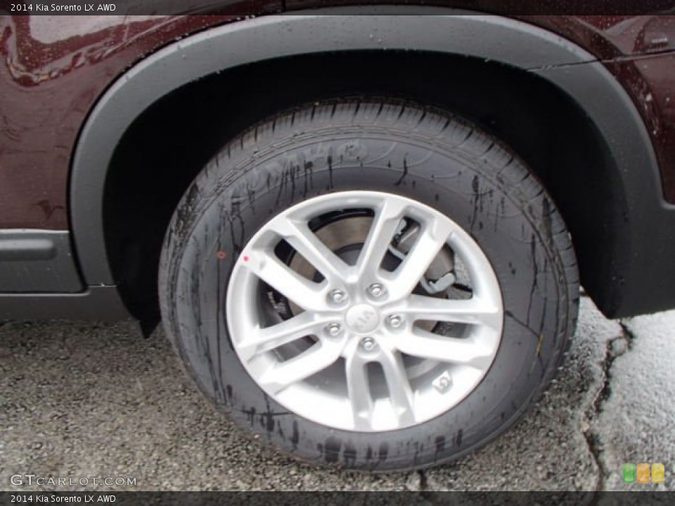 2014 Kia Sorento LX AWD Wheel and Tire Photo #82826451