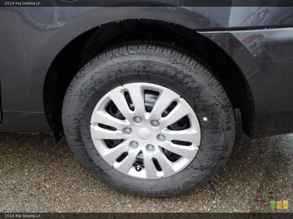 2014 Kia Sedona LX Wheel and Tire Photo #82826910