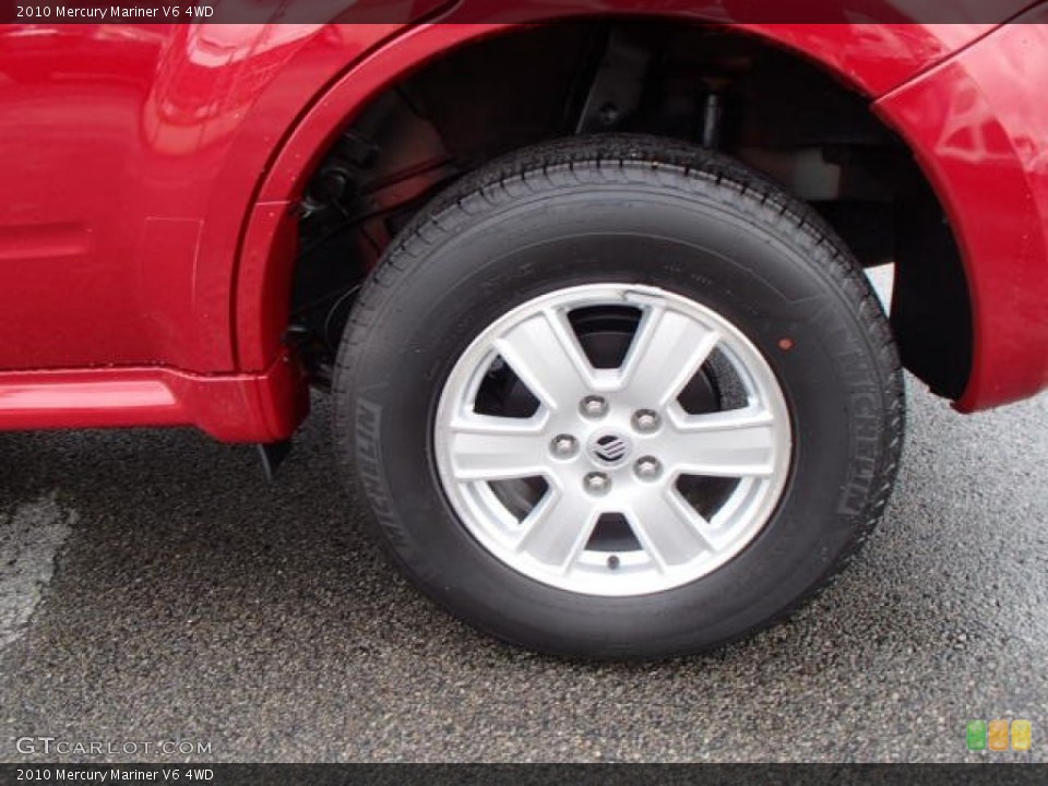 2010 Mercury Mariner V6 4WD Wheel and Tire Photo #82830030