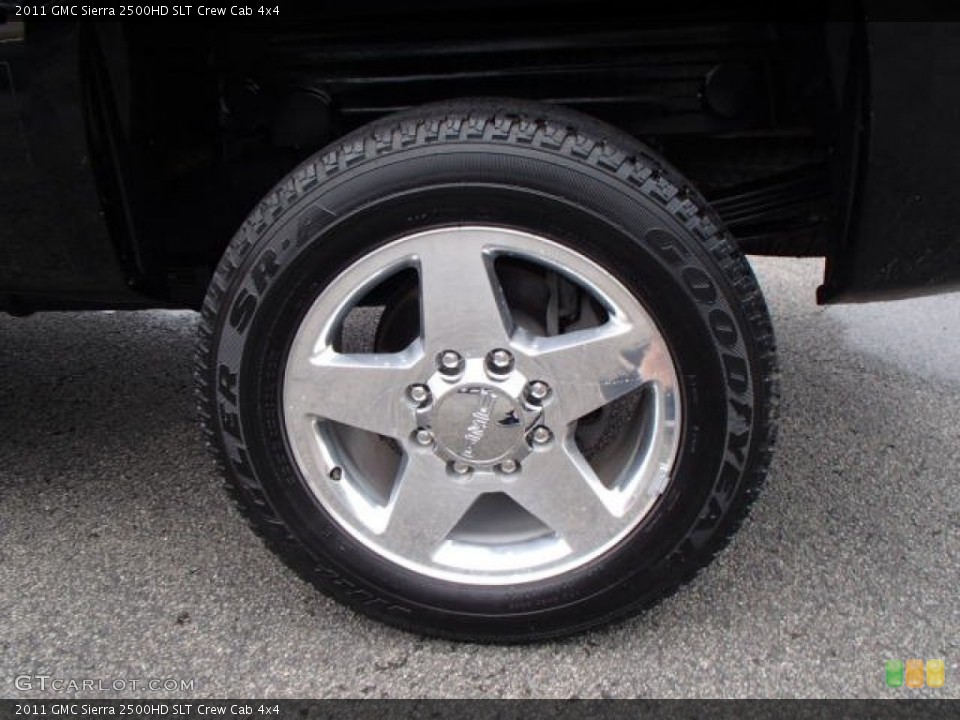 2011 GMC Sierra 2500HD SLT Crew Cab 4x4 Wheel and Tire Photo #82830505