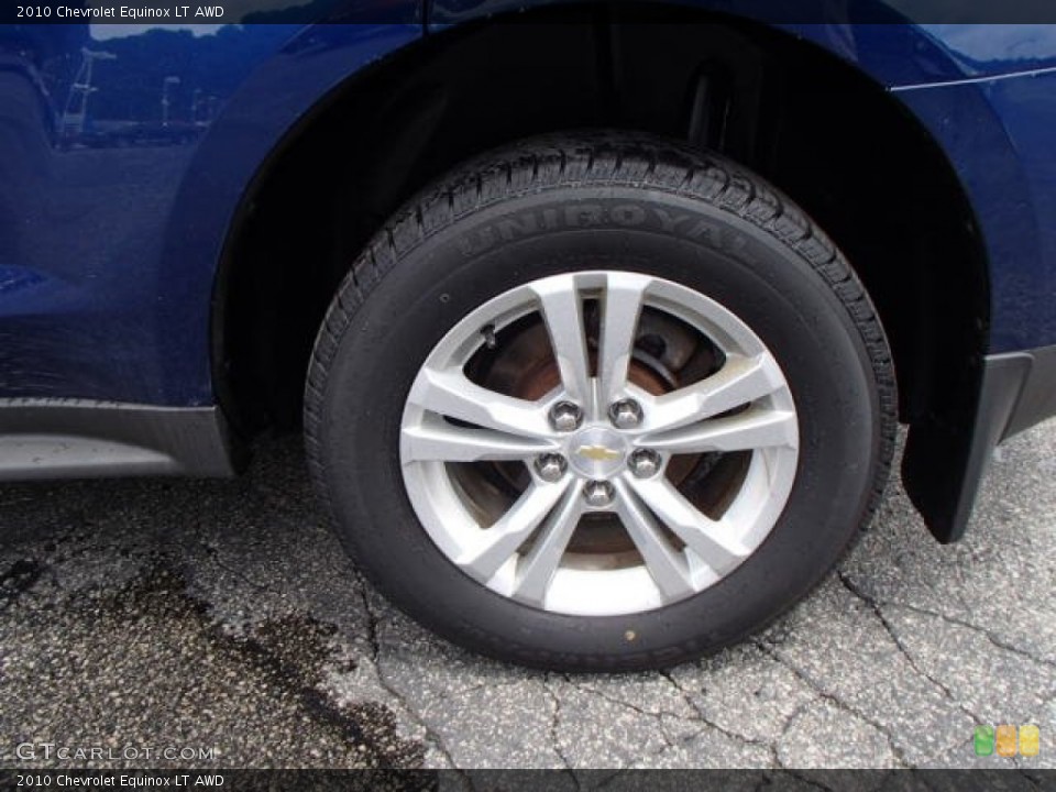 2010 Chevrolet Equinox LT AWD Wheel and Tire Photo #82834279