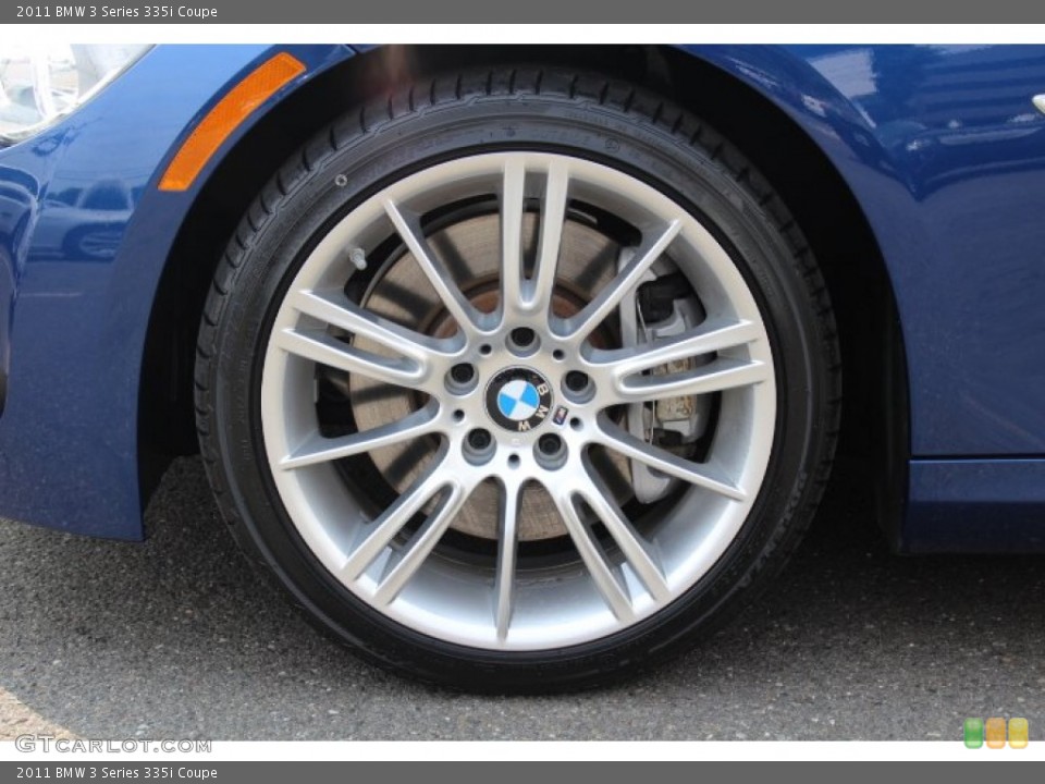2011 BMW 3 Series 335i Coupe Wheel and Tire Photo #82835577