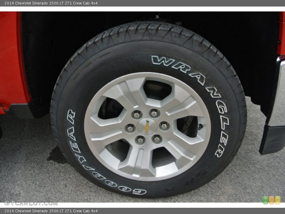 2014 Chevrolet Silverado 1500 LT Z71 Crew Cab 4x4 Wheel and Tire Photo #82836307
