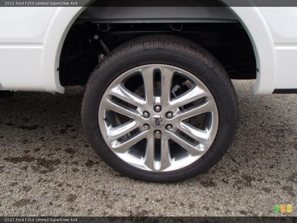 2013 Ford F150 Limited SuperCrew 4x4 Wheel and Tire Photo #82837129