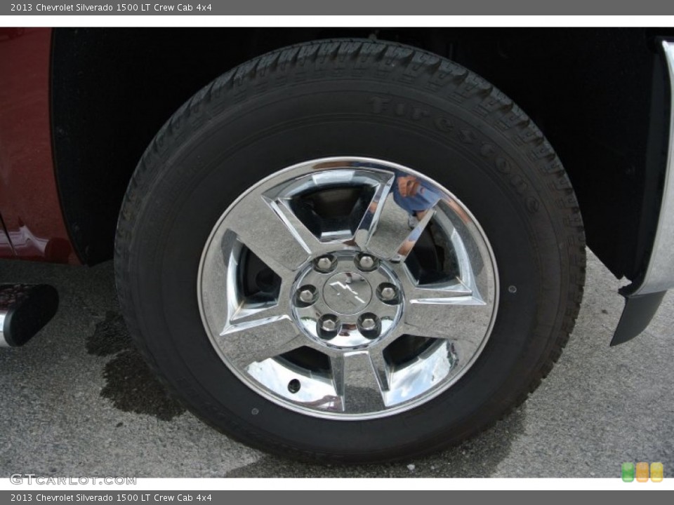 2013 Chevrolet Silverado 1500 LT Crew Cab 4x4 Wheel and Tire Photo #82837259