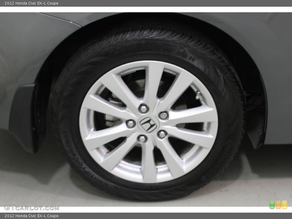2012 Honda Civic EX-L Coupe Wheel and Tire Photo #82849694