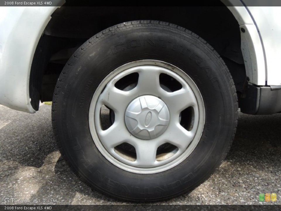 2008 Ford Escape XLS 4WD Wheel and Tire Photo #82853049