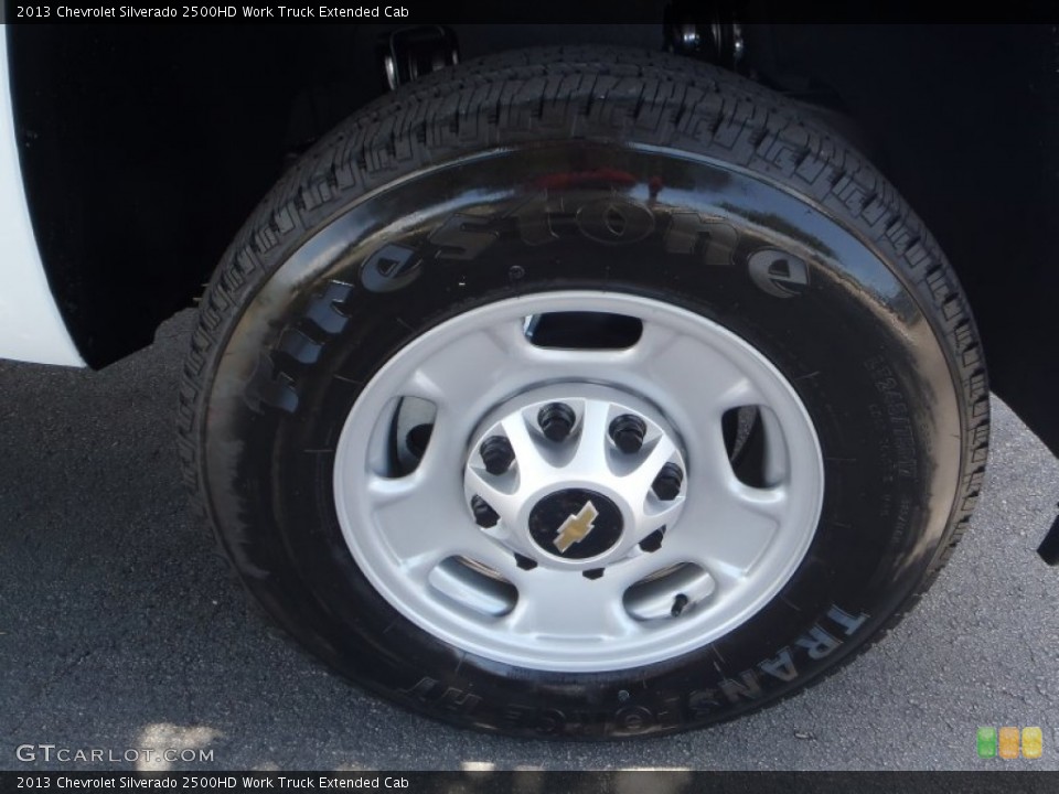 2013 Chevrolet Silverado 2500HD Work Truck Extended Cab Wheel and Tire Photo #82857848