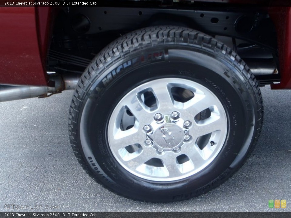 2013 Chevrolet Silverado 2500HD LT Extended Cab Wheel and Tire Photo #82858883