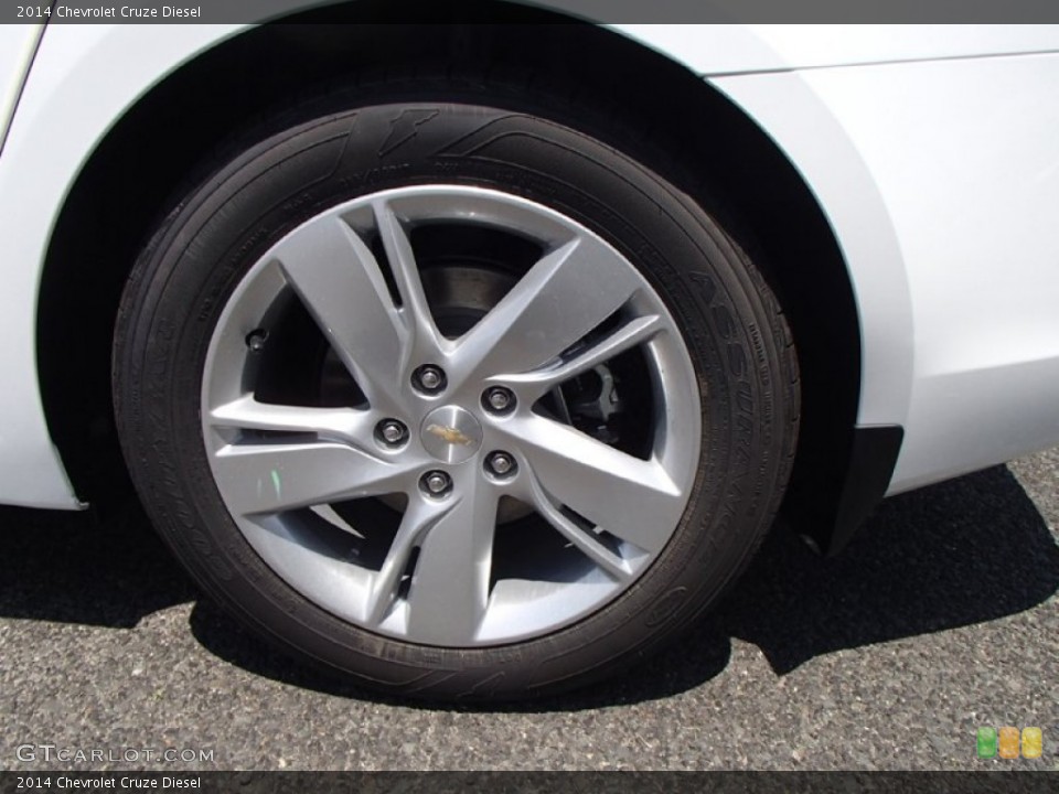 2014 Chevrolet Cruze Diesel Wheel and Tire Photo #82865678