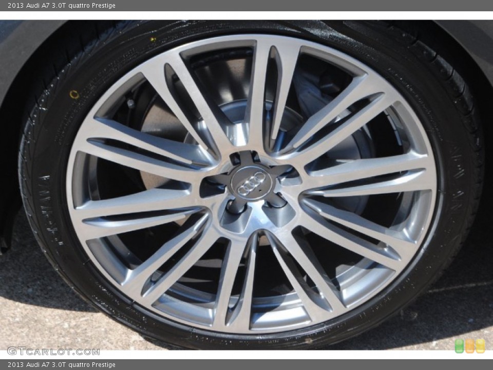 2013 Audi A7 3.0T quattro Prestige Wheel and Tire Photo #82877839