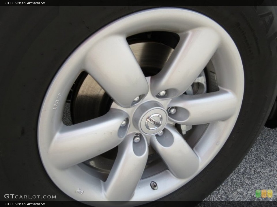 2013 Nissan Armada SV Wheel and Tire Photo #82882862