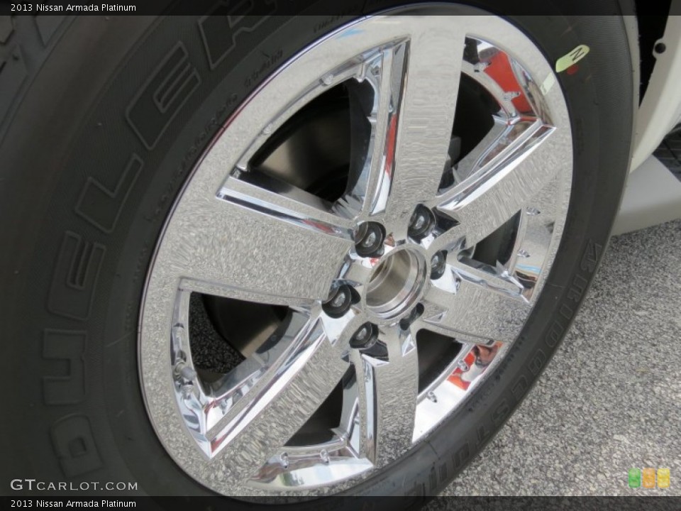 2013 Nissan Armada Platinum Wheel and Tire Photo #82888241