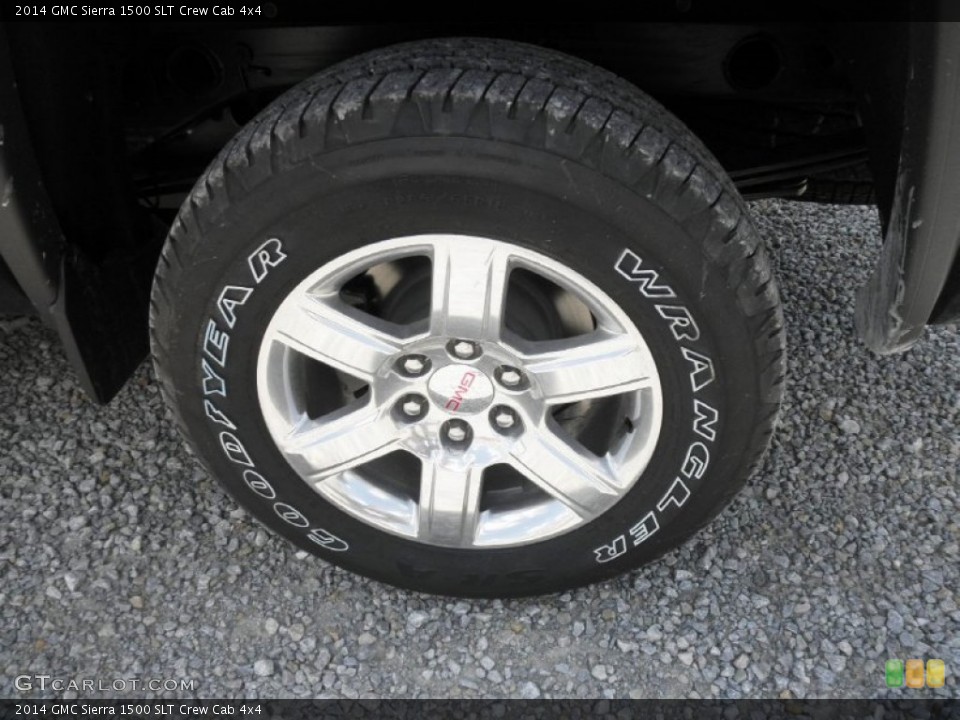 2014 GMC Sierra 1500 SLT Crew Cab 4x4 Wheel and Tire Photo #82888364