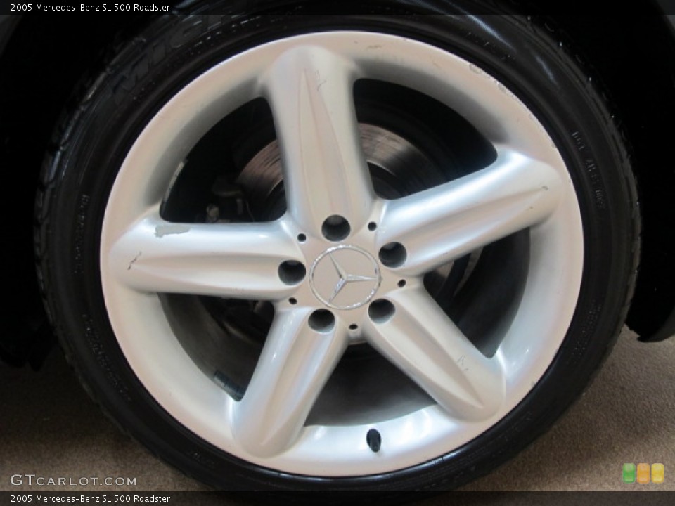 2005 Mercedes-Benz SL 500 Roadster Wheel and Tire Photo #82905110