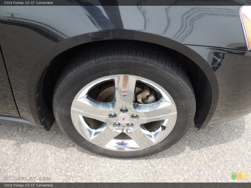 2009 Pontiac G6 GT Convertible Wheel and Tire Photo #82906216